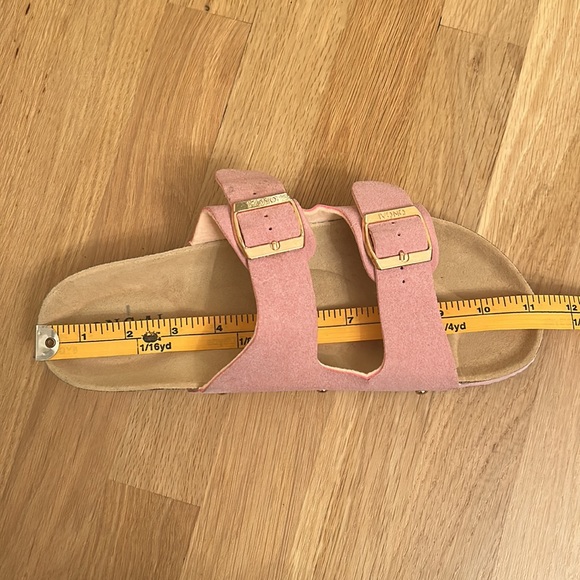 ONCAI Womens Slide Sandals Pink/ Rose Gold Slip On Adjustable Straps - Picture 3 of 16